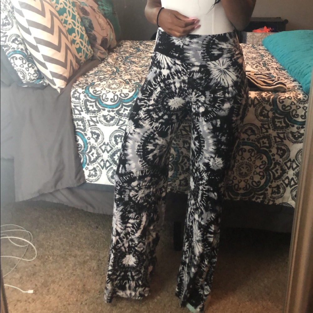 Black and White Palazzo Pants